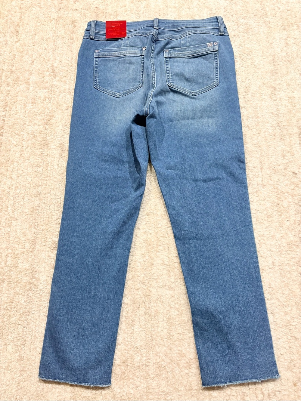 Jennifer Lopez Mid Wash Blue Ankle Jeans - Picture 2 of 7